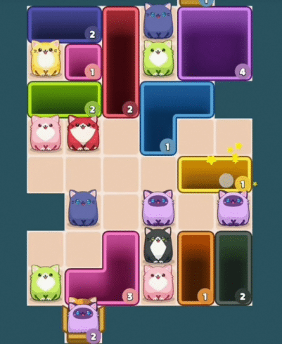 【Unity精品源码】放下猫咪-1000关 益智游戏